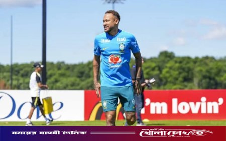 পূর্ণ অনুশীলনে নেইমার, বিশ্বকাপে অভিষেকের অপেক্ষা