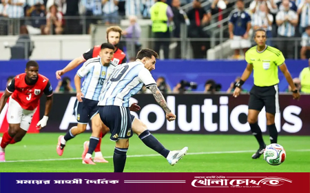 পেনাল্টি মিস না হলে হয়তো জোড়া গোলও হতো না: মেসি