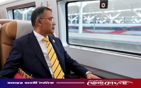 বুলেট ট্রেনে বেইজিংয়ের পথে প্রধানমন্ত্রী তারেক রহমান