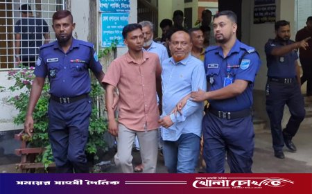 চাঁদাবাজির মামলায় বিএনপি নেতা ও তার ছেলে কারাগারে
