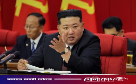প্রতি বছর দুটি যুদ্ধজাহাজ তৈরির ঘোষণা কিম জং উনের