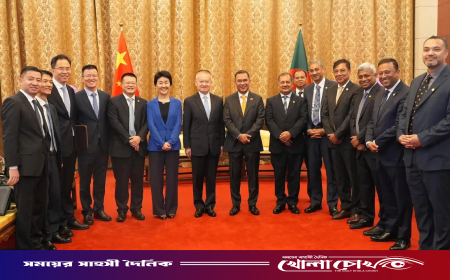 প্রধানমন্ত্রীর সঙ্গে চীনা কমিউনিস্ট পার্টির আন্তর্জাতিক বিভাগের মন্ত্রীর সাক্ষাৎ