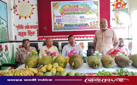 দৌলতপুরে প্রতিবন্ধী অটিজম বিদ্যালয়ে বর্ণাঢ্য ফল মেলা অনুষ্ঠিত