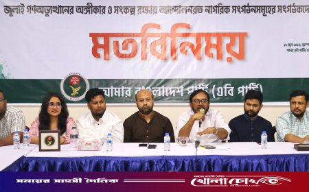 সংস্কার বাস্তবায়নে জুলাই সংগঠকদের দৃঢ় ভূমিকা রাখতে হবে: এবি পার্টির চেয়ারম্যান