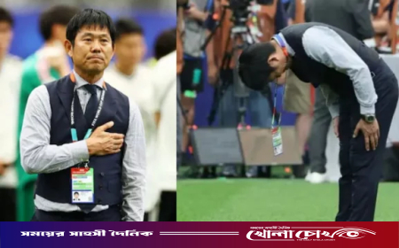 মাথা নত করে ভক্তদের কাছে ক্ষমা চাইলেন জাপান কোচ
