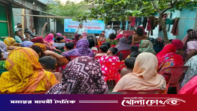ফরিদপুরে সরকারের উন্নয়ন প্রচারণায় উঠান বৈঠক অনুষ্ঠিত