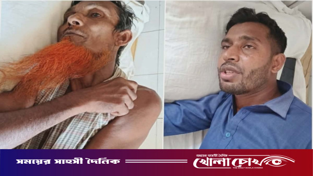 মাদকসেবনে বাধা দেওয়ায় পিতা-পুত্রকে পিটিয়ে আহত, আগৈলঝাড়ায় থানায় জিডি