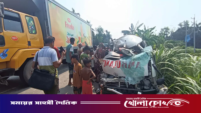 স্বামীর মরদেহ বাড়িতে নেওয়ার পথে স্ত্রীসহ ২ জন নিহত