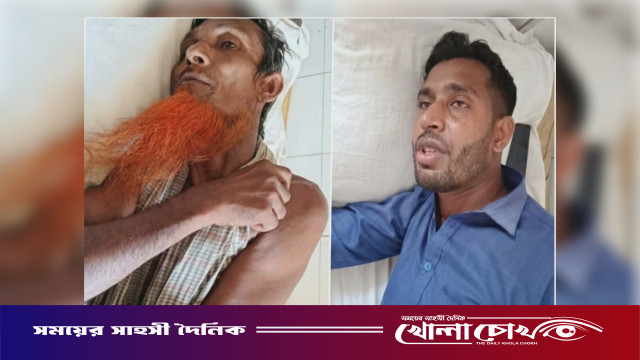 মাদকসেবনে বাধা দেওয়ায় পিতা-পুত্রকে পিটিয়ে আহত, আগৈলঝাড়ায় থানায় জিডি