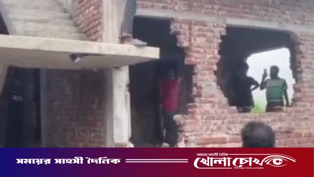 ভাঙ্গায় কথিত মাদক ব্যবসাহীর বাড়িতে ভাঙচুর ও অগ্নিসংযোগ, এলাকায় উত্তেজনা