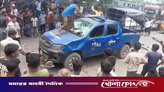 পুলিশের ওপর হামলা ও গাড়ি ভাঙচুরের ঘটনায় আটক ১৯