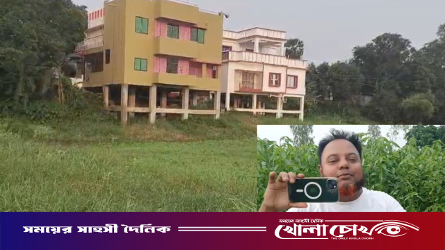 শ্রীনগরে ভুল দাগ নাম্বার দিয়ে ২৩টি দলিল সৃজন করে জোড় পূর্বক প্রতিবেশীর জমি দখলের চেষ্টা