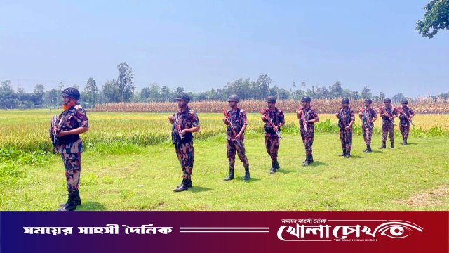 ‘ব্ল্যাক আউট’ করে পুশইনের চেষ্টা, টর্চলাইটে সীমান্ত পাহারা