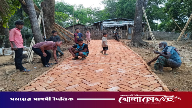 রুমায় ৭ লাখ টাকা ব্যয়ে ২ সড়ক ব্রিকসোলিং, সুফল পাচ্ছেন দুর্গম এলাকার বাসিন্দারা