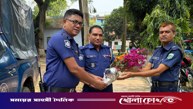 আত্রাইয়ে নবাগত ওসি হিসেবে মো. মাহবুব আলমের যোগদান