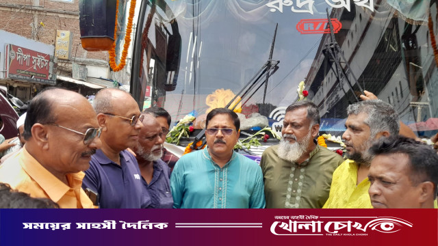 দীর্ঘ ১৫ বছর পর চালু হলো মাগুরা-নড়াইল সরাসরি বাস চলাচল