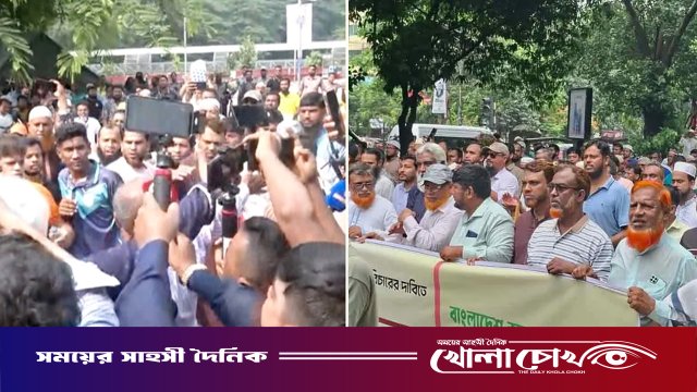 কড়া নিরাপত্তায় ধানমন্ডি ৩২, জামায়াতের মিছিল থেকে হামলায় সাংবাদিক আহত