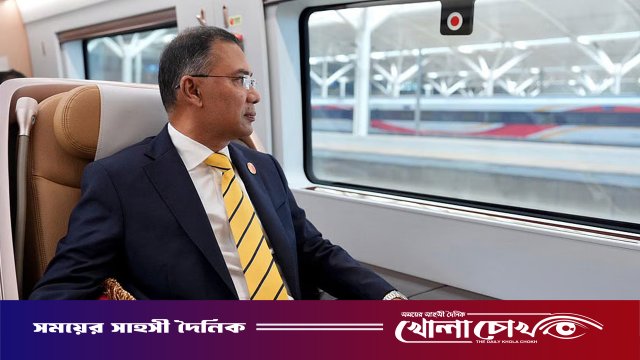 বুলেট ট্রেনে বেইজিংয়ের পথে প্রধানমন্ত্রী তারেক রহমান