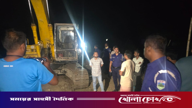ভাঙ্গুড়ায় রাতের আঁধারে মাটি কাটার অভিযোগ, জরিমানা ৫০ হাজার