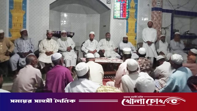 মসজিদে চেয়ার-টেবিল বসিয়ে সভা করে দলীয় প্রার্থী ঘোষণা জামায়াতের