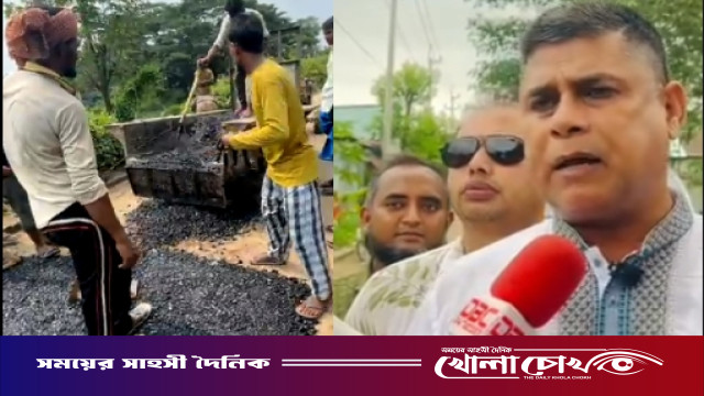 বিজয়নগর–চান্দুরা থেকে আখাউড়া সড়কের নিম্নমানের কাজের অভিযোগ: সরেজমিনে পরিদর্শনে জেলা পরিষদ প্রশাসক