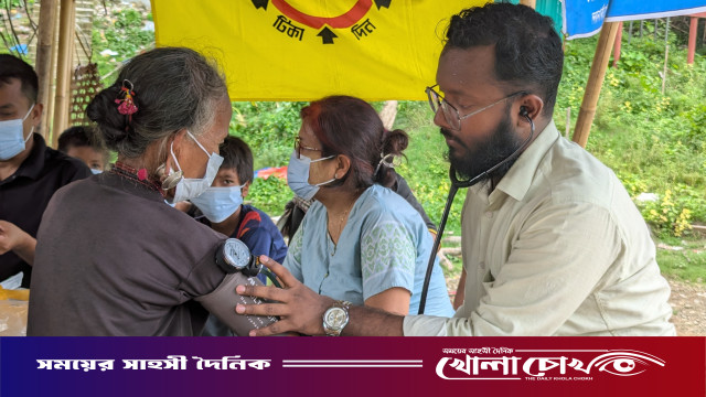 পাহাড়ে খুমী গ্রামে হাম-রুবেলা আতঙ্ক, শুরু জরুরি চিকিৎসা ক্যাম্প