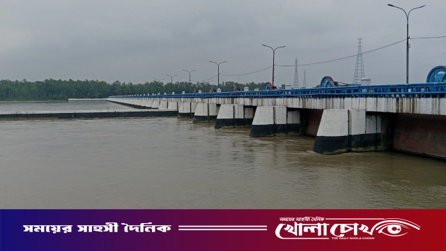 তিস্তায় হু হু করে বাড়ছে পানি: ৪৪টি গেট খোলা, লালমনিরহাটে বন্যার শঙ্কা