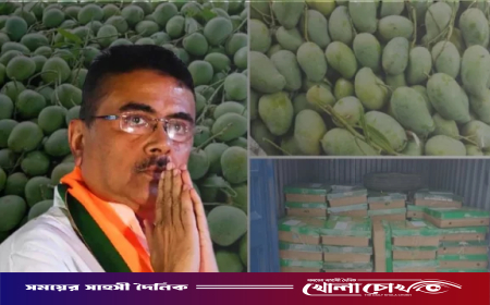 শুভেন্দু অধিকারীর কাছে ৫০০ কেজি আম উপহার পাঠালো বাংলাদেশ