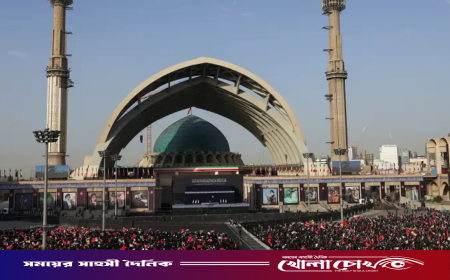 খামেনির শেষ বিদায়ে তেহরানে কোটি মানুষের ঢল