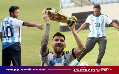 আর্জেন্টিনা বিশ্বকাপ জিতলে অবাক হবো: সাকিব আল হাসান