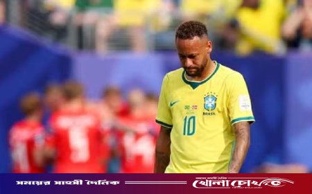 মেটলাইফেই শুরু, মেটলাইফেই শেষ: চোখের জলে ব্রাজিল দলকে বিদায় বললেন নেইমার