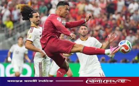 রোনালদোর পর্তুগালকে বিদায় করে শেষ আটে স্পেন