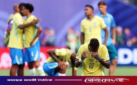 প্রায় খালি বিমানে ফিরল ব্রাজিল, ফুটবলার ছিলেন শুধু একজন