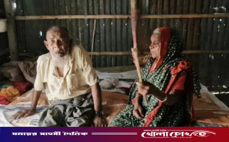 ১০ সন্তানের বাবা-মা, তবু জোটে না দুবেলা খাবার; ভাঙা ঘরে মৃত্যুর প্রহর গুনছেন দম্পতি