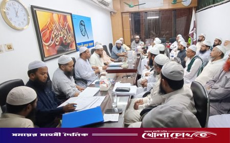 গণভোটকে প্রতারণা বলা বিএনপির রাজনৈতিক অসততা: চরমোনাই পীর