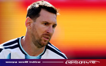 ফাইনালে হারের পর নীরবতা ভেঙে মেসির বার্তা