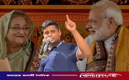 মোদিকে পালাতে হতে পারে, মনে হয় শেখ হাসিনা তাকে নিয়েই দেশে ফিরবেন: হাসনাত আবদুল্লাহ