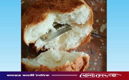 প্রাথমিক বিদ্যালয়ের টিফিনের রুটিতে মিলল ব্লেড