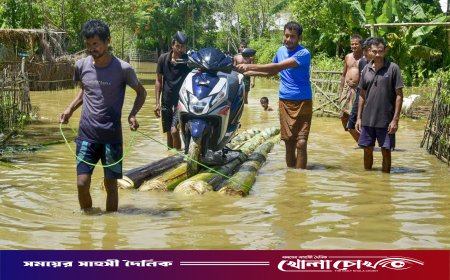 আসামে স্মরণকালের ভয়াবহ বন্যা, প্রাণহানি বেড়ে ৪১