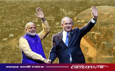 গাজায় গণহত্যার মধ্যেই ইসরায়েলে ২৫৯৬ অস্ত্রের চালান পাঠায় ভারত