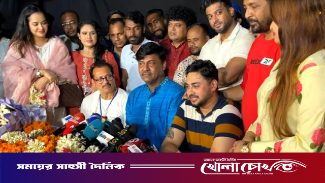চলচ্চিত্র শিল্পী সমিতির নবনির্বাচিত সভাপতি শিবা সানু, সাধারণ সম্পাদক জয় চৌধুরী