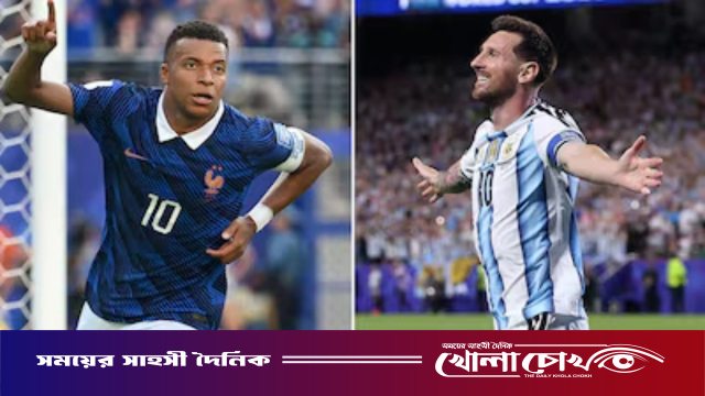গোল্ডেন বুটের দৌড়ে মেসিকে ছুঁয়ে শীর্ষে এমবাপ্পে
