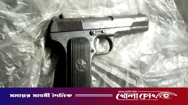 পুলিশের লুণ্ঠিত পিস্তল পুরান ঢাকা থেকে উদ্ধার