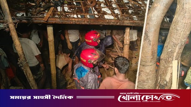 কক্সবাজারে পাহাড় ধসে আট রোহিঙ্গাসহ ৯ জনের মৃত্যু