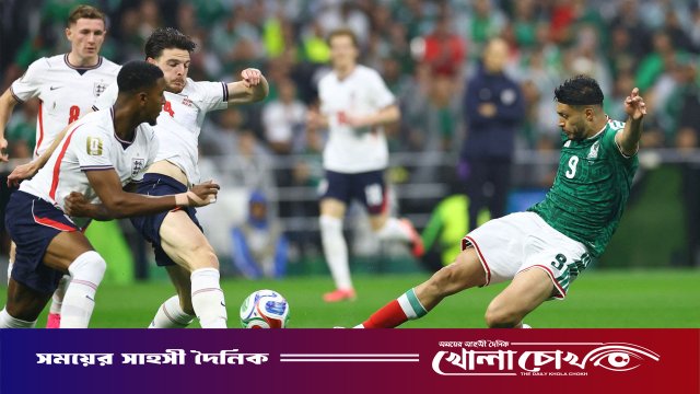 স্বাগতিক মেক্সিকোকে বিদায় করল দশজনের ইংল্যান্ড