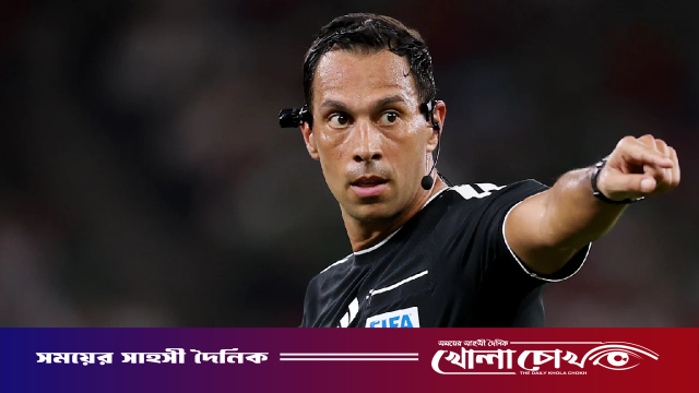 ১০ লাল কার্ডের সেই রেফারির হাতে ফ্রান্স-মরক্কো কোয়ার্টার ফাইনাল