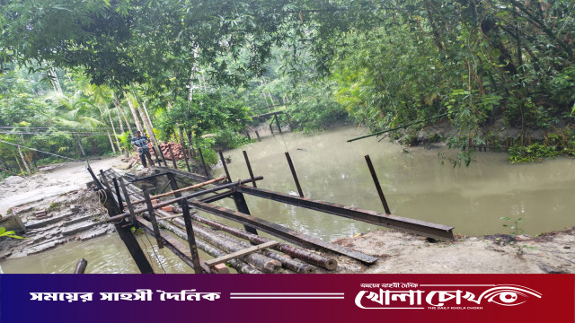 এস্টিমেট না মেনে পুরাতন বিম ব্যবহার করে আয়রন ব্রিজ নির্মাণের অভিযোগ