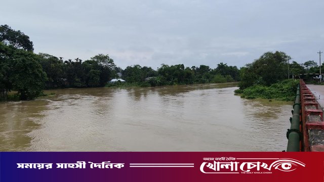 ঘাসের বস্তা মাথায় নিয়ে সাঁতার কাটার সময় নদীতে তলিয়ে গেলেন কৃষক