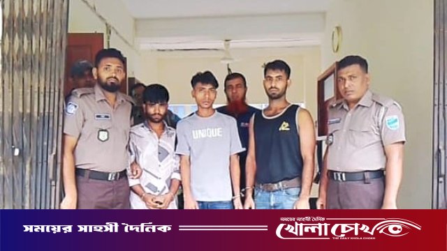 চরভদ্রাসনে ইয়াবাসহ একাধিক মামলার তিন আসামি গ্রেফতার