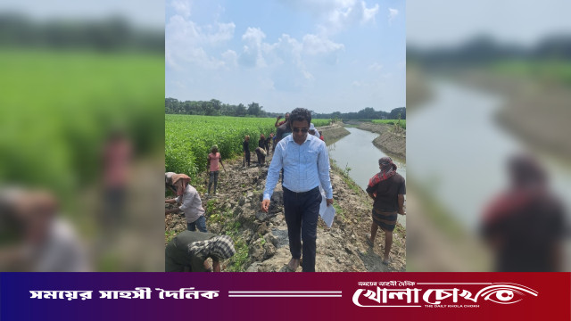 ফরিদপুরে খাল পুনঃখনন শেষে অব্যয়িত ৭৩ লাখ টাকা সরকারি কোষাগারে জমা